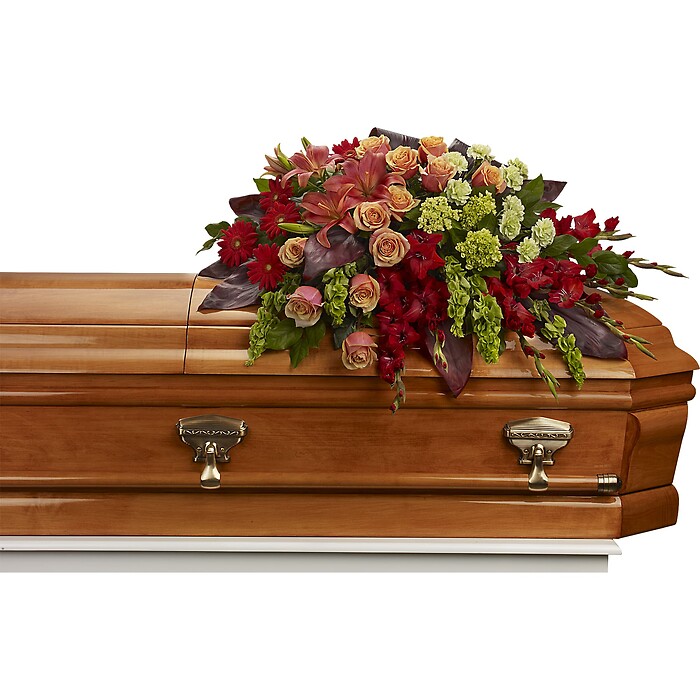 A Fond Farewell Casket Spray